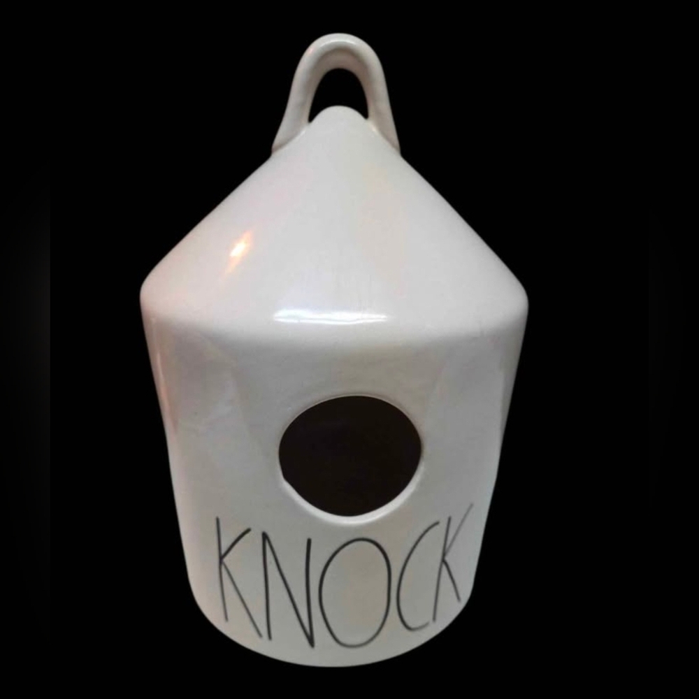 Rae Dunn Knock Birdhouse Ceramic Home Decor